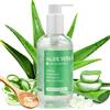 Oukzon Aloe Vera Gel Puro 100%, Oukzon 280ml Gel di Aloe Vera Naturale - Gel di Aloe Vera Pure e Senza Additivi per Viso Capelli Corpo, Idratanti e Lenitivi - per Acne e Scottature, Cosmetici Naturale