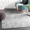 Livabliss Fiona Astratto Rectangle Tappeto | Ardesia chiara, Bianco, Carbone | 160x220cm | Soggiorno e Camera da Letto | Tessuto a Macchina Poliestere