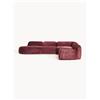 Westwing Collection Divano angolare componibile 4 posti con chaise longue in teddy bouclé Wolke
