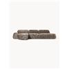 Westwing Collection Divano angolare componibile 4 posti in teddy bouclé con chaise longue Wolke
