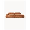 Westwing Collection Chaise longue componibile 3 posti in teddy bouclé Wolke