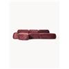 Westwing Collection Divano angolare componibile 4 posti con chaise longue in teddy bouclé Wolke