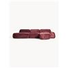 Westwing Collection Divano angolare componibile 4 posti con chaise longue in teddy bouclé Wolke