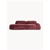 Westwing Collection Chaise longue componibile 3 posti in teddy bouclé Wolke