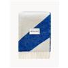 Maison Deux Coperta in lana Swirl - Blu