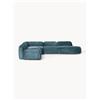 Westwing Collection Divano angolare componibile 4 posti con chaise longue in teddy bouclé Wolke