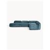 Westwing Collection Divano angolare componibile 4 posti con chaise longue in teddy bouclé Wolke
