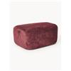 Westwing Collection Pouf grande in bouclé Wolke - Rosso