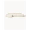 Westwing Collection Divano angolare componibile 4 posti con chaise longue in teddy Wolke