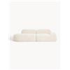 Westwing Collection Chaise longue componibile 3 posti in teddy Wolke