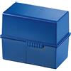 HAN 977-14 - Schedario per 300 schede formato DIN A7, in polistirolo, 121 x 101 x 74 mm, colore: Blu