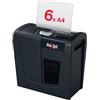 REXEL Secure X6, Distruggidocumenti Manuale, 7-6 Fogli A4 (70-80 gr/mq), Taglio a Frammento, Livello di sicurezza P-4, per Uso Personale/Home Office, Capacità 10 Litri, 2020122EU