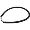 Cressi dal 1946-Circular Band W/LW Ø16X630mm ID 3.2mm Black Arbalete 100cm-Elastico Circolare Ø16mm Alte Prestazioni Completo di Ogiva Morbida Ø2mm per Arbalete con Testa Aperta, Nero, 630mm, Unisex