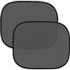 Naapesi 2 Finestrini Posteriori Tendine Parasole, Autoadesive Auto Tendine Parasole, Tessuto a Rete Proteggono dai Raggi UV, Nero Design per la Maggior Parte Delle Auto (50 x 39 cm)