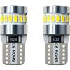 Greacesrio 2PCS T10 W5W LED 194 168 Lampadina 6000K Per Interni Auto Luce a Cuneo,12V | a Cupola, di Lettura Luci Targa e di Posizione DC 12V, Bianco