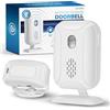 Detepo Campanello con sensore di movimento, rilevatore di accesso, plug & play, con sensore, batterie incluse