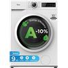 MIDEA LAVATRICE Caricamento frontale MIDEA MF110W90BA10/W-IT, 9 kg, 1400 giri, 15 programmi, profondità 59,5 cm,Turbo Wash, Classe A-10%