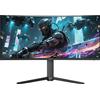 PEAQ G343-CWQE Monitor Gaming, 34 ", WQHD, 3440 x 1440 Pixel, tempo di risposta 1 ms, refresh rate 180 Hz