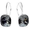 MŚ 1997 MENNICA ŚWIDNICKA Square 12 mm Stupendi orecchini con comoda chiusura realizzati in argento sterlina 925 regalo per la Festa della Mamma, compleanni, onomastici o anniversari (Silver Night)