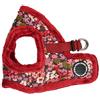 Puppia Pettorina per cani di piccola e media taglia - GIANNI HARNESS B - regolabile e confortevole, Wine Red,XL
