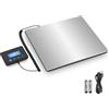Drcowu Bilancia per Pesa Pacchi 300kg Digitale, Piattaforma in Acciaio Inox, con Schermo Separato, Funzione Tare e Hold, Ideale per Pacchi e Piccole Imprese, Include Batteria e Cavo di Ricarica
