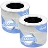 LEVOIT Core Mini Filtro di Ricambio 3 in 1, Carbone Attivo ad Alta Efficienza, Core Mini-RF, 2 Pezzi, Bianco Opaco