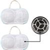 Set di 2 sacchetti riutilizzabili per lavatrice, 60 x 90 cm, con
