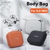 Custodia Da Trasporto Rigida Per Drone DJI Neo - Borsa A Tracolla In Pelle PU E EVA, Impermeabile (Nero) - 5