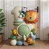 Vettoriale Di Un Orso Panda Carino Con Palloncino Per Animali Selvatici La Festa Compleanno Sterile Dello Zoo Femminile Kawaii 214074186