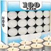NONE Tazze rotonde per candele a lume di tè Barattoli in alluminio Candele fai-da-te Creazione di contenitori Decorazione di nozze Tealight Pentole di cera Artigianato Decor