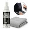 NONE SIKEZHAN Kit detergente per schermi con panno per lucidatura - Spray senza strisce per MacBook, iPad, iPhone, laptop, monitor e TV (2 once)