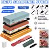 NONE Kit pietra per affilare i coltelli 400/1000 Pietra per affilare a doppia faccia grana 3000/8000 con base