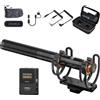 comica VM30 Microfono Wireless con Trasmettitore Mic Shotgun, Microfono