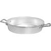 Baldassare Agnelli Pentole Agnelli Linea Family Cooking Alluminio Casseruola Bassa Con Due Maniglie, Argento, 24 cm