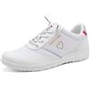 MARCO TOZZI Donna Sneaker morbida soletta Feel Me estraibile morbida fodera interna Moderno, bianco (WHITE COMB), 38 EU