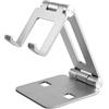 MMOBIEL Supporto per Telefono, Lettore di e-Book e Tablet da Scrivania Regolabile - Supporto Universale per Telefono Compatibile con iPhone, iPad, Samsung Galaxy, Tab, Nintendo Switch - Alluminio