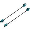 Vecys Cavo Fakra Z Fakra Z da Maschio a Maschio Cavo di Prolunga Antenna Veicolo RG174 15 cm / 6 pollici per Auto Antenna per Sistema di Navigazione GPS Aerea DAB Stereo (2 pezzi)