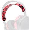 WC HeadbandZ Maxwell - Fascia in silicone migliorata per Audeze Maxwell di Wicked Cushions - Flessibilità, comfort e stile migliorati con design dei cuscinetti coordinati | Red Camo