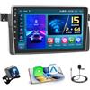 Hikity 2+64G Autoradio per BMW Serie 3 E46 1998-2006 con CarPlay Android Auto