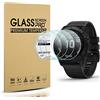Diruite 4 Pezzi per Garmin Fenix 6X Pro/6X Pro Solar/6X Vetro Temperato Pellicola Protettiva, HD Protettiva Schermo [Antigraffio][Senza Bolle]