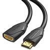 VENTION Cable extensión HDMI 4K@60Hz, cable extensor HDMI de alta velocidad macho a hembra, compatible con Xbox PS3/PS4(0,5m)