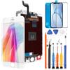 LADYSON Display per iPhone 6s Schermo 4.7 per iPhone 6s A1633 A1688 A1691 A1700 Schermo LCD Display Touch Screen Digitizer Assembly Parti di Ricambio(Bianco)
