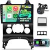 ETLFUCyber 2G+64G Autoradio Android per Peugeot 3008 2009-2015, Wireless Carplay e Android Auto 9 Pollici Touchscreen Radio con WiFi/GPS/Bluetooth/EQ/FM RDS Radio+Backup Camera +Mic