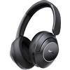 EarFun Wave Pro Cuffie Bluetooth Cancellazione Rumore Attiva, Auricolari Wireless con Hi-Res Audio, LDAC, 80 ore, con 5 Microfoni, EQ Personalizado vía App, Connessione Multipunto, Vestibilità Comoda