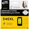 France Toner FranceToner - Cartucce+ia Compatibile 546XL con Canon CL-546 XL e PG-545 XL, Inchiostro Nero e Colori per Canon PIXMA MG 2400 2450 2455 IP2800 IP2820 IP2850 MG2550 MG3050 TS3150 TR4550 (546XL Colori)
