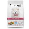 Amanova Puppy Sensitive Salmon Deluxe - Crocchette per Cuccioli, 2 kg