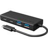 Icybox Hub usb Icy Box IB-1426-CPD bk ; 2x -C 2x USB-A 3.0 [60511]