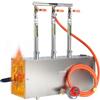VEVOR Forgia a Gas Propano Portatile 3 Bruciatori Temperatura max 1427 ℃, Fucina a Propano per Fabbricazione Forgiatura di Coltelli, Forgia a Gas Portatile Attrezzatura per Forgiatura dei Metalli