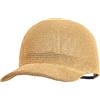 Meliyya Cappellino da baseball unisex in paglia di carta, da uomo e da donna, con visiera regolabile, A tinta unita cammello, Taglia unica