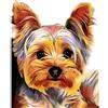 OWN4B - Kit per punto croce su tela stampata con adorabile cane, 11 ct, 36 x 46 cm, kit per ricamo fai da te (cucciolo)